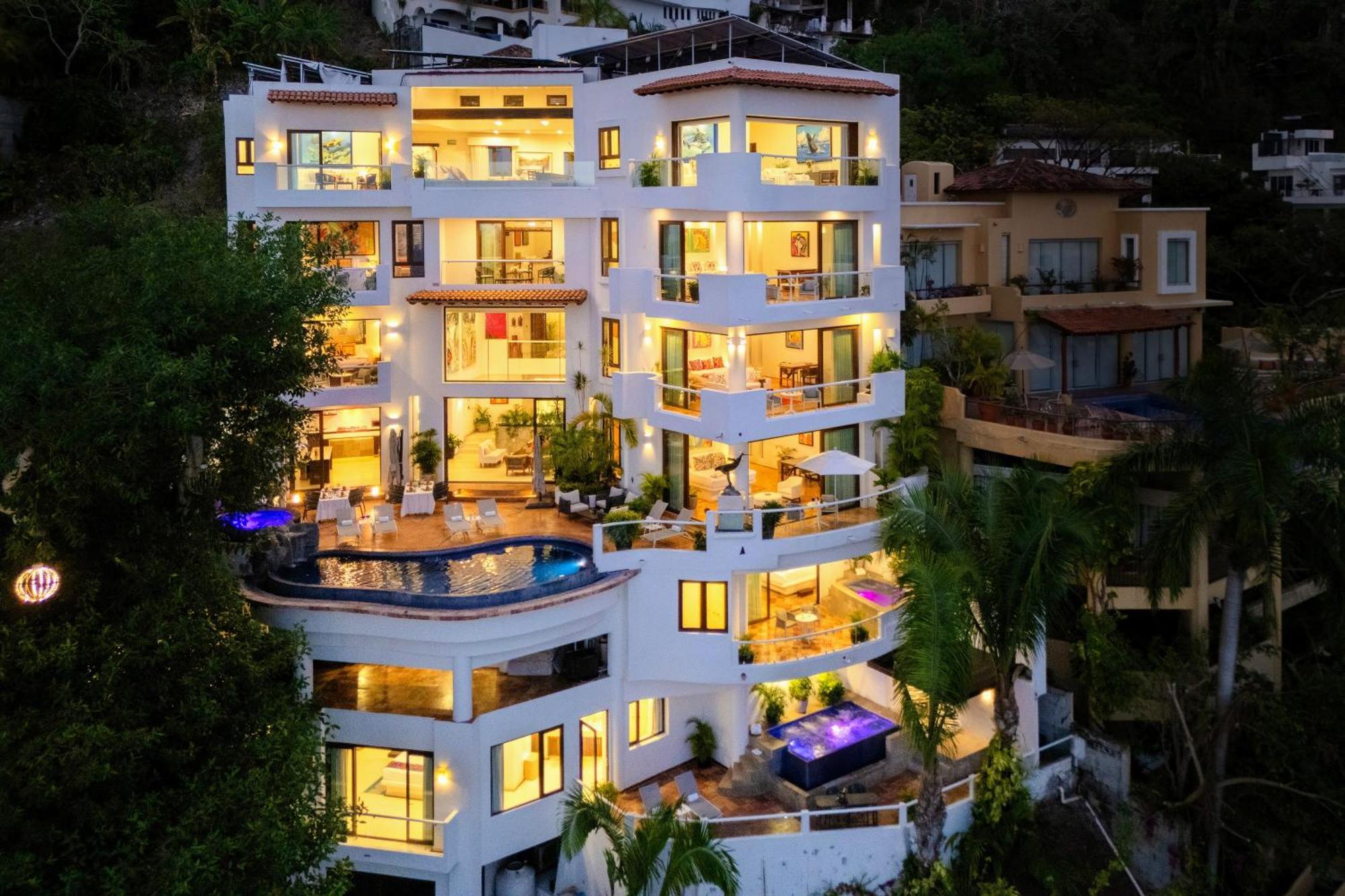 Villa Divina Luxury Boutique - Adults Only Puerto Vallarta Exteriör bild
